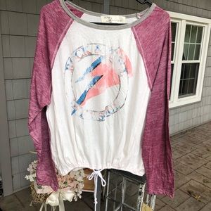 Rock and Roll long sleeve crew neck